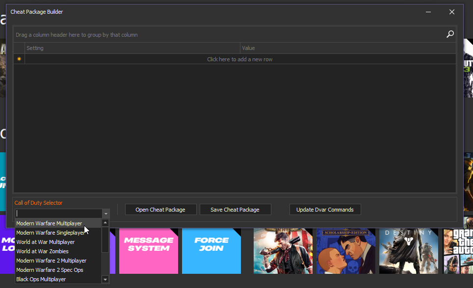 Cheat Package Builder - Empowering customization